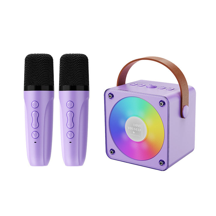 Karaoke Microphone and Portable Speaker Set Bowlift