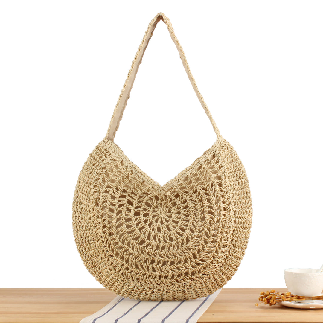 Braided Shoulder Bag in Modern Boho Design Bowlift