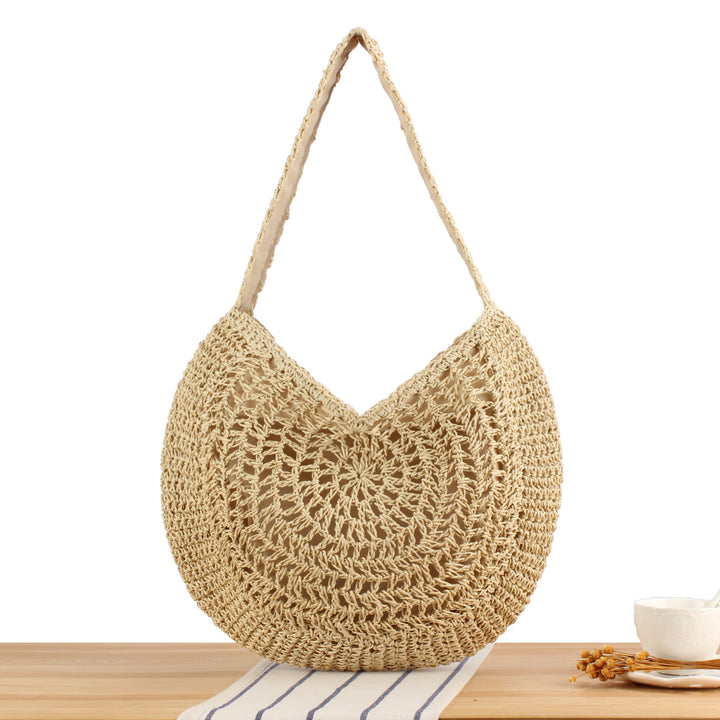 Braided Shoulder Bag in Modern Boho Design Bowlift