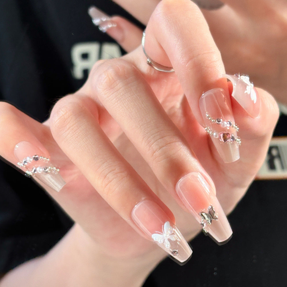 Decorative Character-Themed Press-On Nails with 3D Elements Bowlift