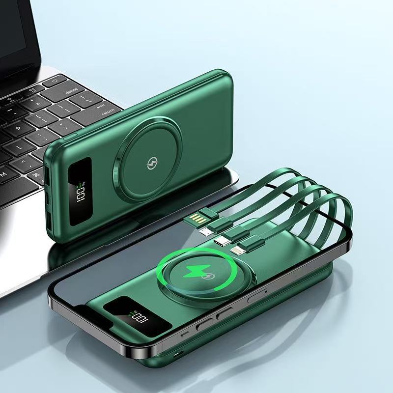 Portable power bank with wireless charging function Bowlift