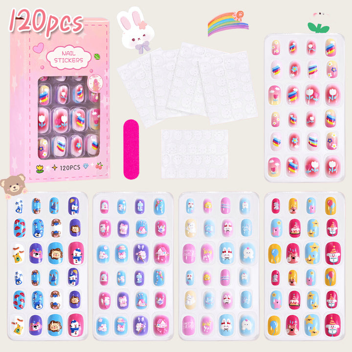 Decorative Cartoon-Themed Nail Sticker Collection Bowlift