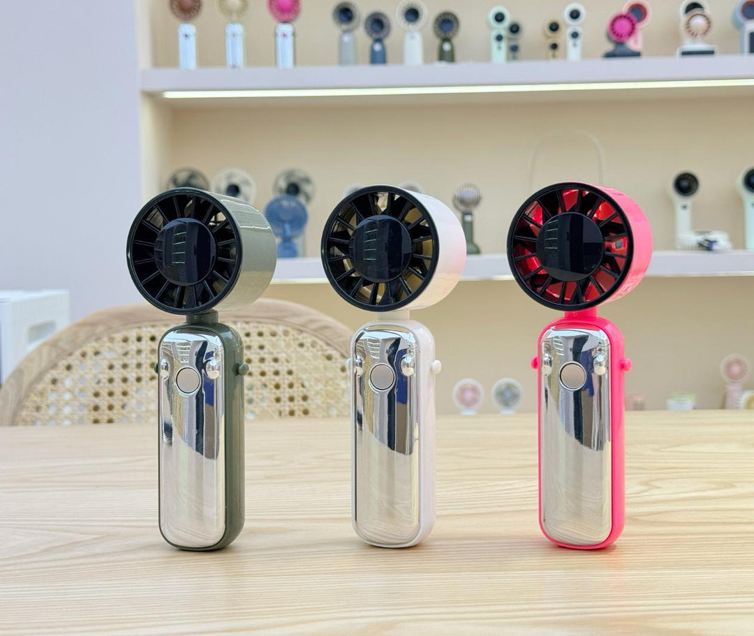 Unisex Portable Handheld Fan with Powerful Battery and Compact Design Bowlift