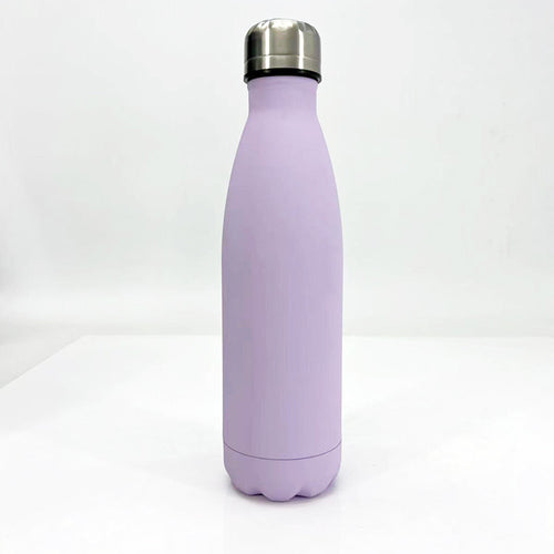 Women stylish stainless steel drinking bottle with anti-slip silicone sleeve Bowlift