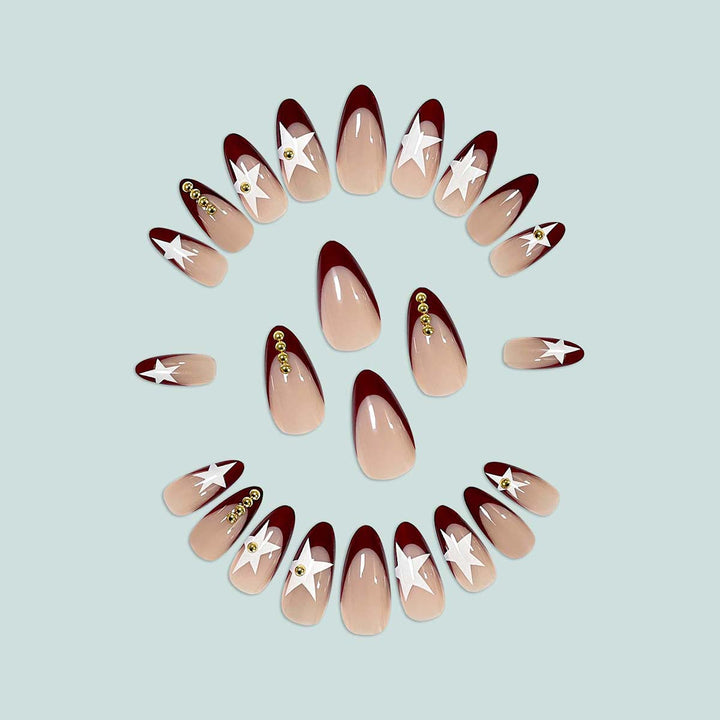 Artistic nail art with geometric patterns Bowlift