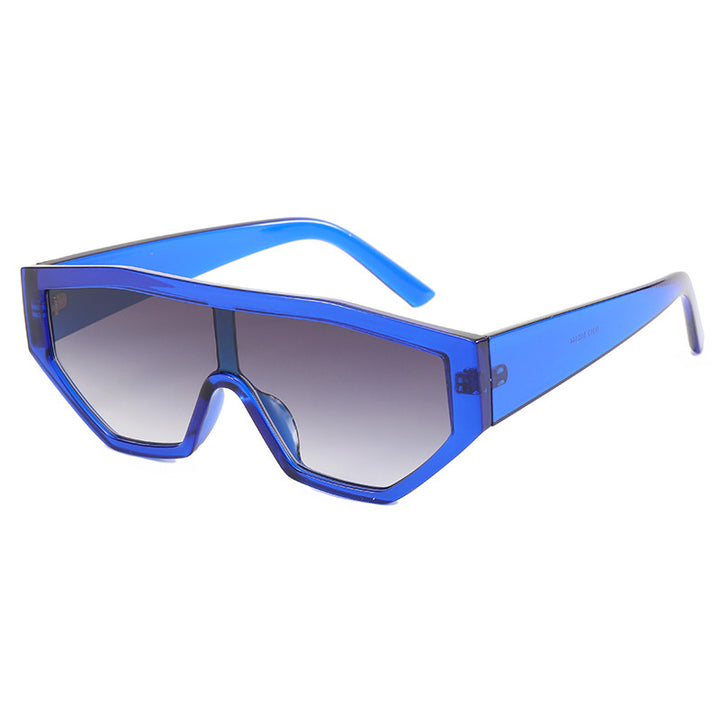 Ladies fashionable sunglasses in animal fur look Bowlift