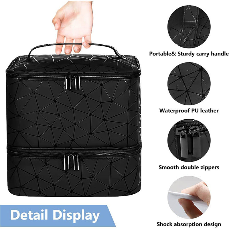 Cosmetic Organizer Bag with Removable Compartments Bowlift