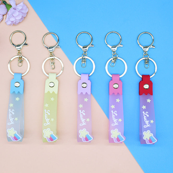 Unisex Cartoon Charm Keychain Bowlift