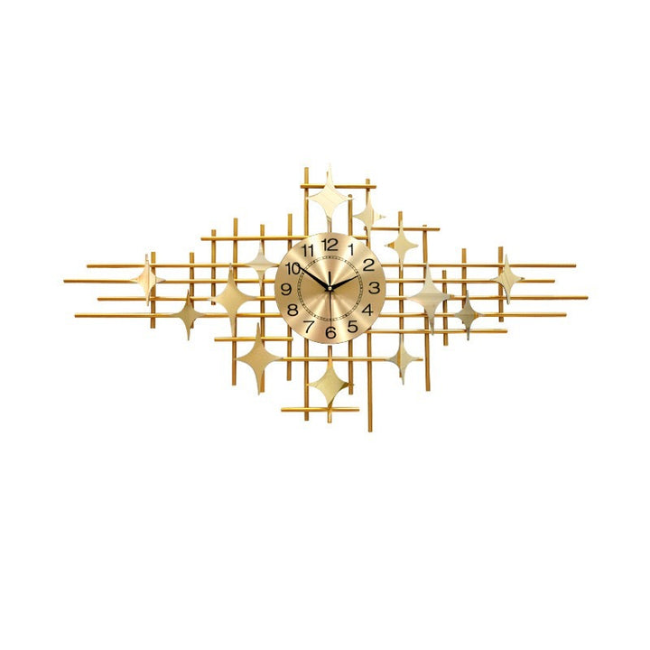 Modern Geometric Wall Clock Art Bowlift