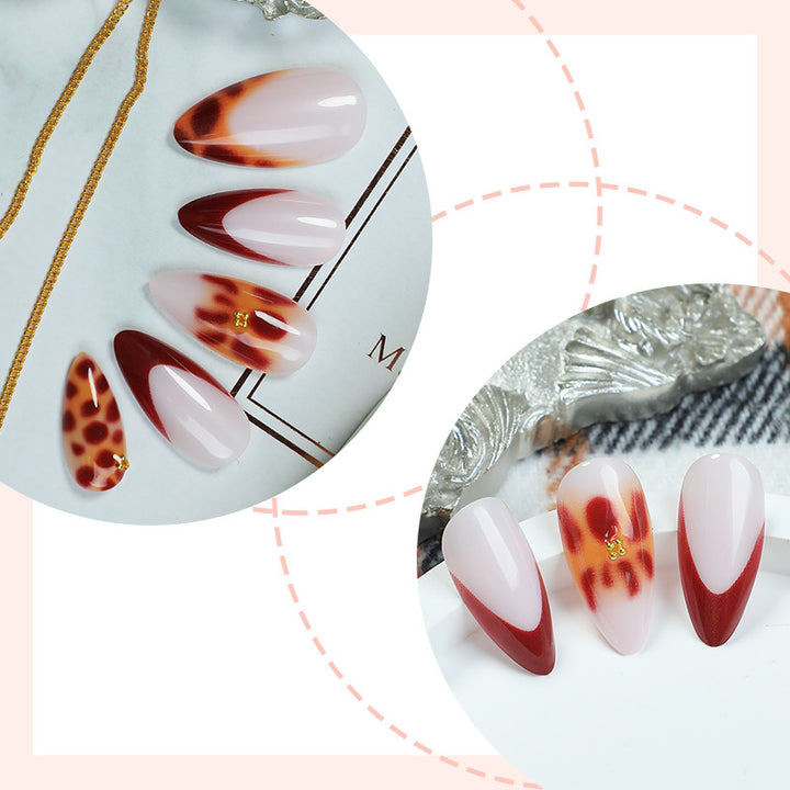 Fashionable Press-On Nail Art Set Bowlift