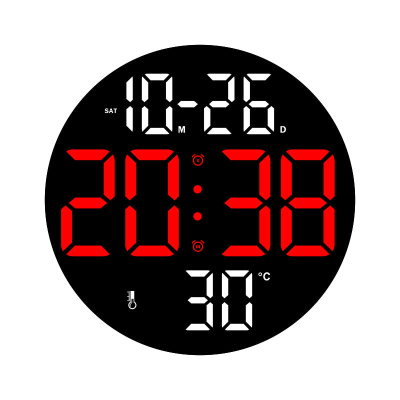 Digital wall clock with temperature and hygrometer function Bowlift