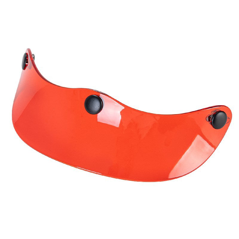 High-Visibility Motorcycle Visor Shield Bowlift