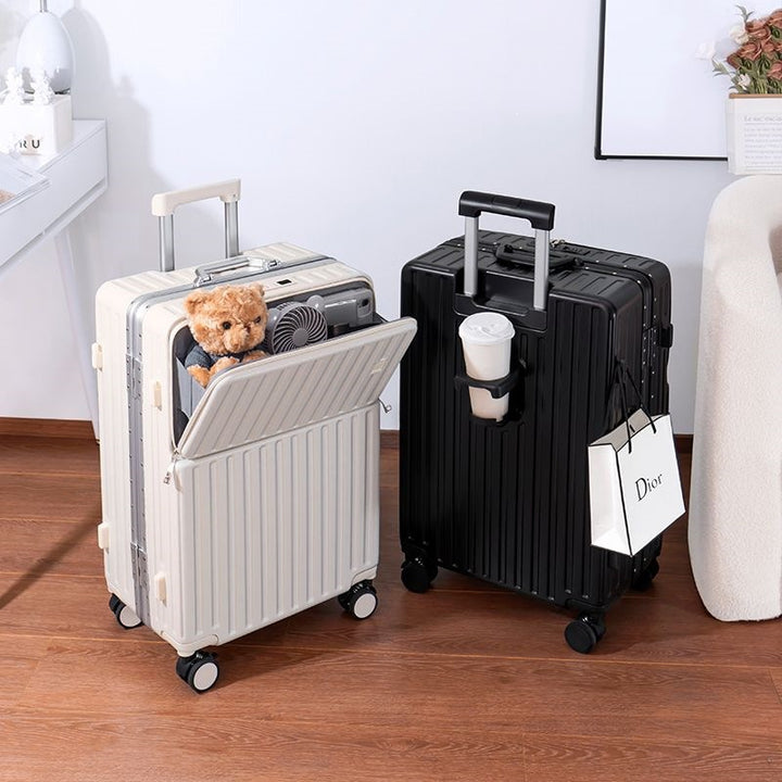Trolley Suitcase With Innovative Storage Space And Integrated Security System Bowlift