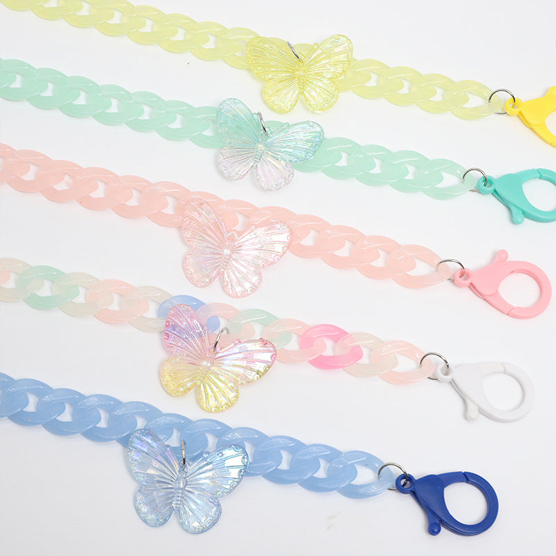 Decorative Butterfly Eyewear Chain Bowlift