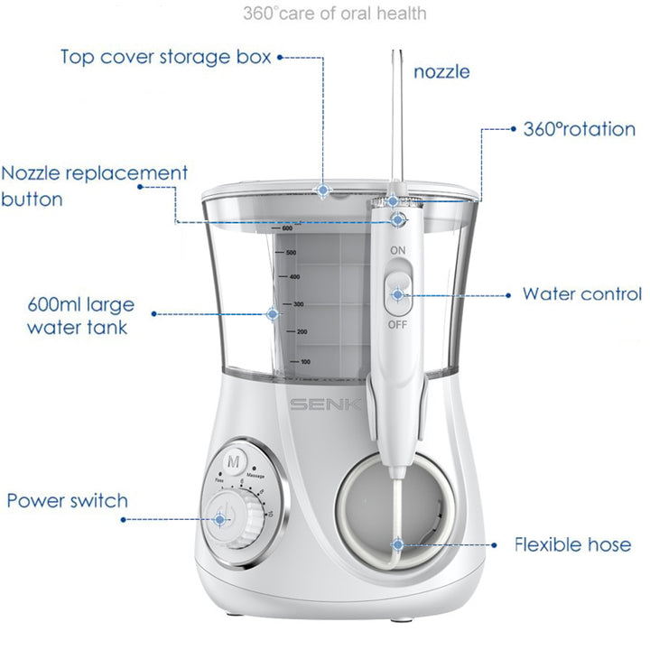 Advanced Dental Water Flosser Bowlift