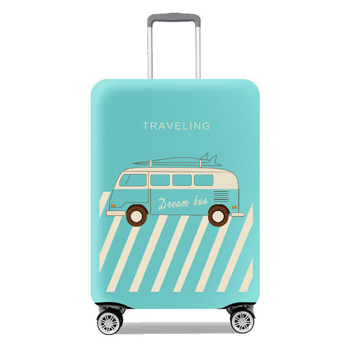 Women's Hard Shell Suitcase with Modern Geometric Design Bowlift