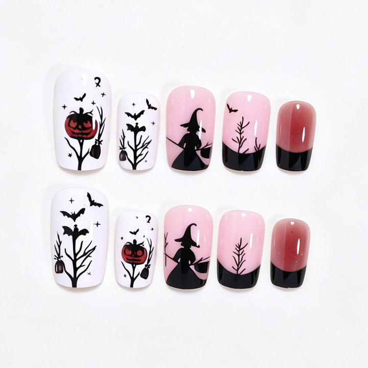 Themed Halloween Nail Art Design Bowlift