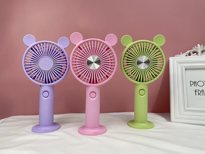 Unisex Funny Hand Fan with Animal Ears Bowlift