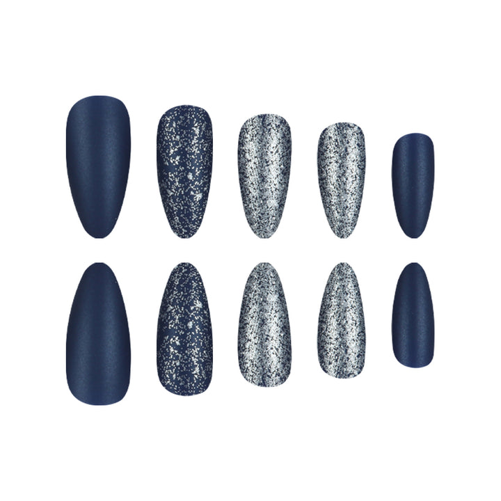 Glittery Stiletto Press-On Nail Set Bowlift