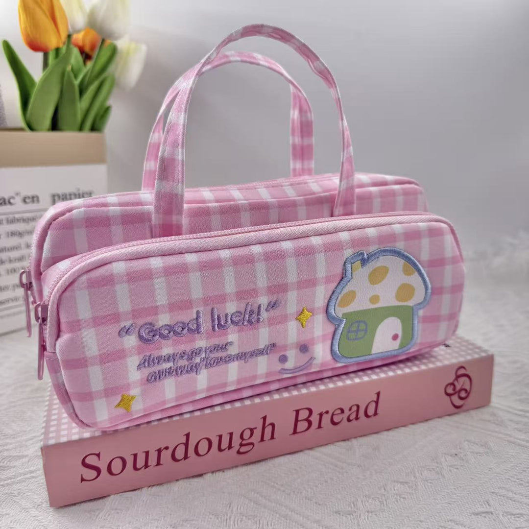 Fun Themed Multi-Pocket Pencil Case Bowlift