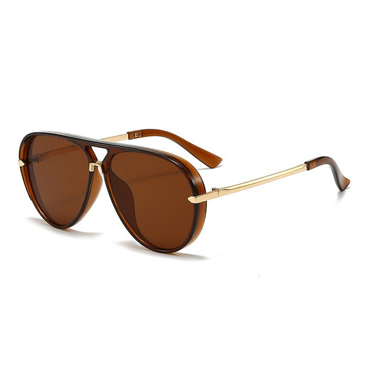 Men's Aviator Style Polarized Sunglasses Bowlift