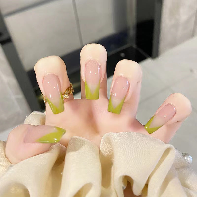 Artistic nail extensions with fresh summer design Bowlift