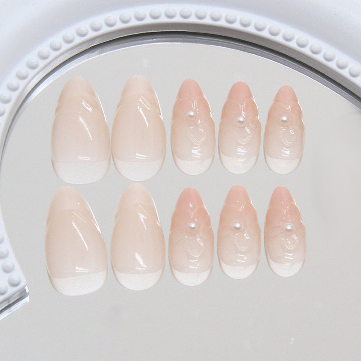 Artistic Sculpted Press-On Nail Tips Bowlift