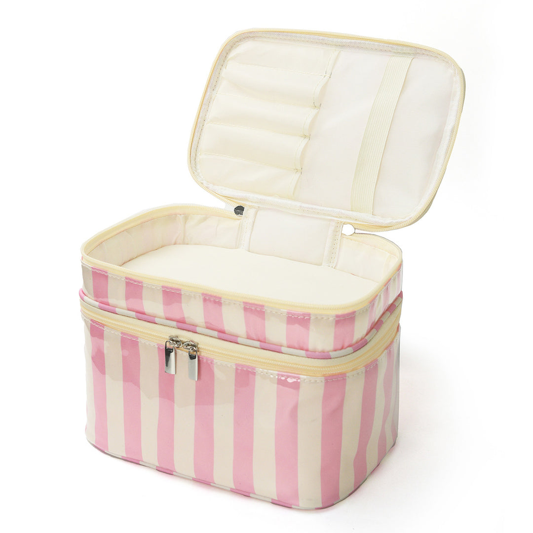 Cosmetic Organizer with Double Compartment System Bowlift