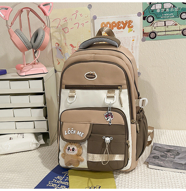 Cute Plush Character Backpack Bowlift