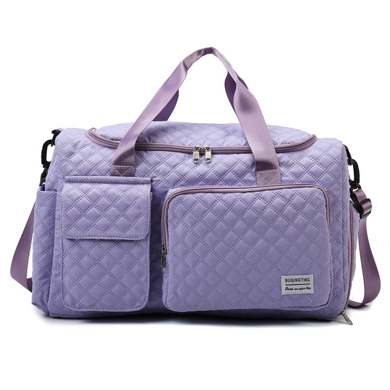 Multifunctional Sports Duffel Bag With Integrated Organizer Pockets Bowlift