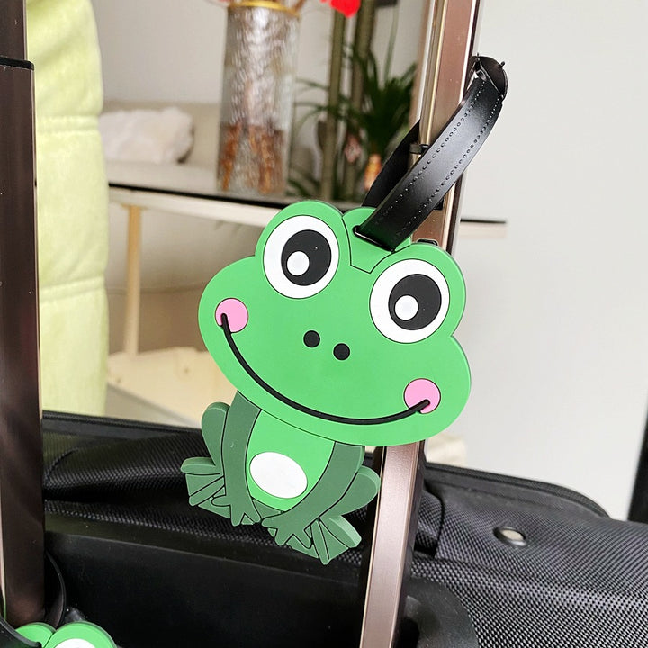 Frog-Shaped Luggage Tag Bowlift