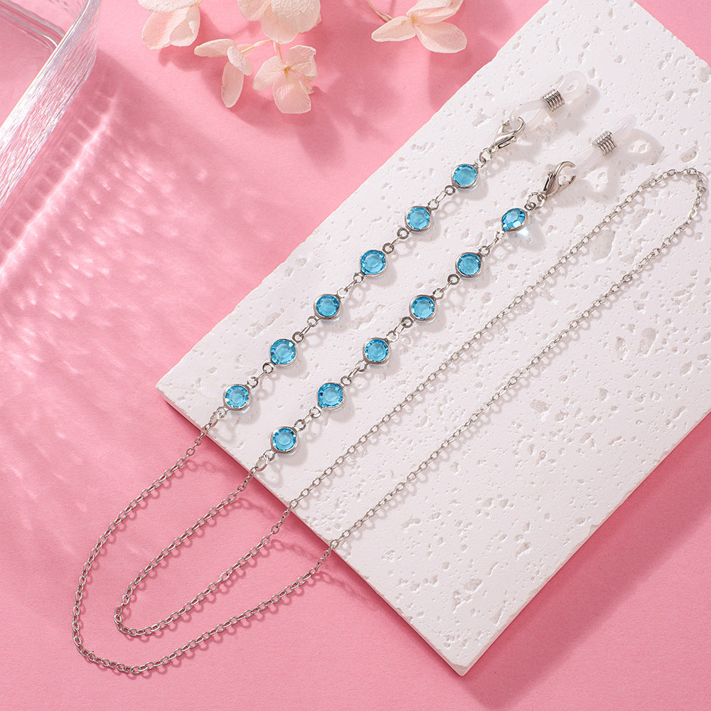 Artistic Beaded Eyewear Chain Bowlift