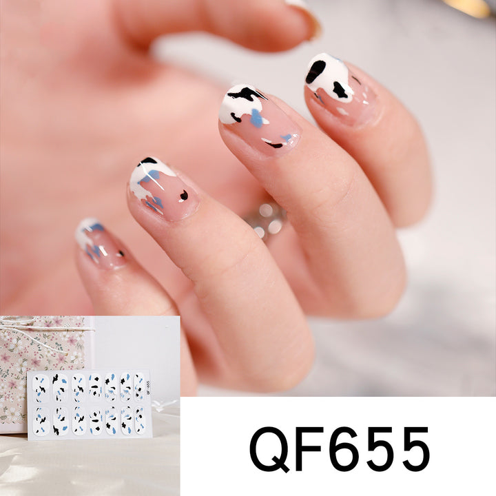 Artificial nail art with heart-shaped designs and soft color gradients Bowlift