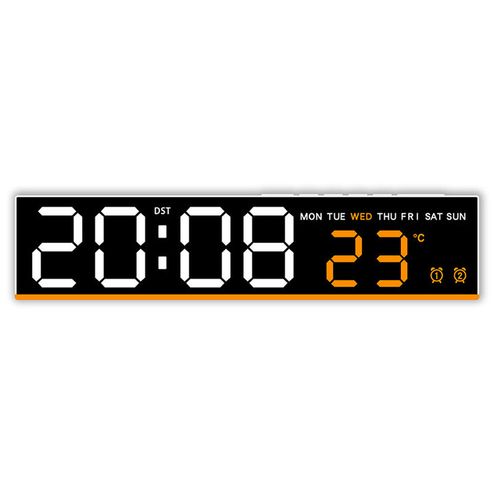 Digital LED weather clock with large display Bowlift