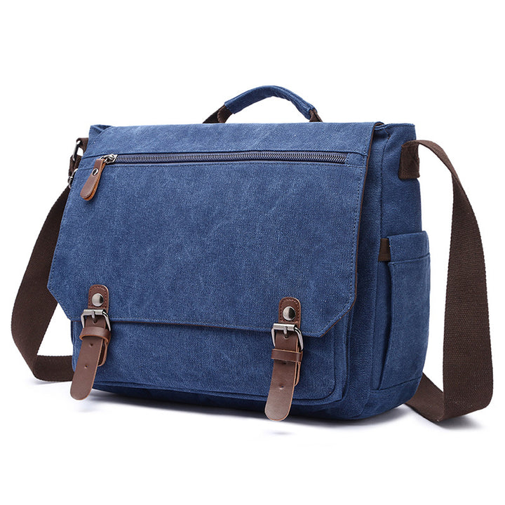 Trendy Canvas Shoulder Bag Bowlift