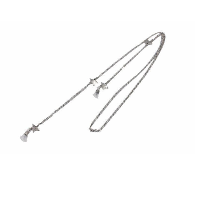 Star-Embellished Eyewear Chain Bowlift