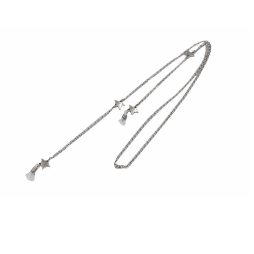 Star-Embellished Eyewear Chain Bowlift