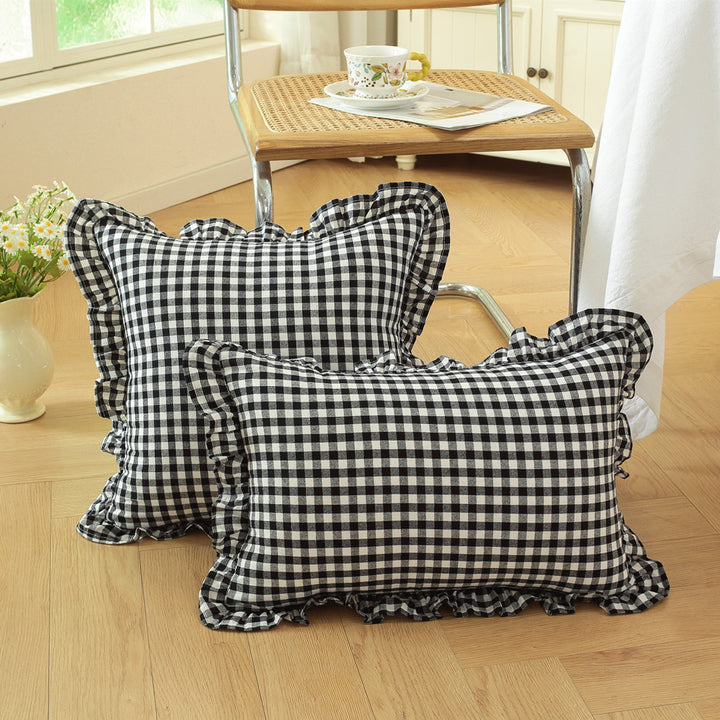 Decorative Ruffled Throw Pillows