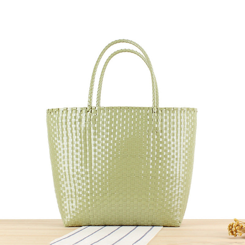Fashionable beach bag with durable weave Bowlift