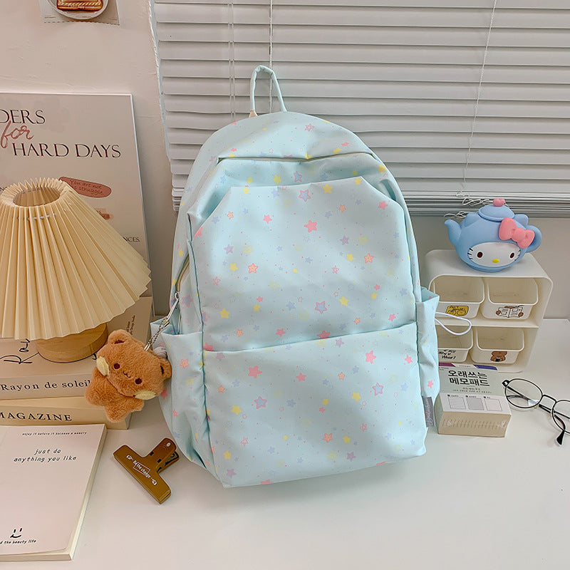 Whimsical Star Patterned Backpack