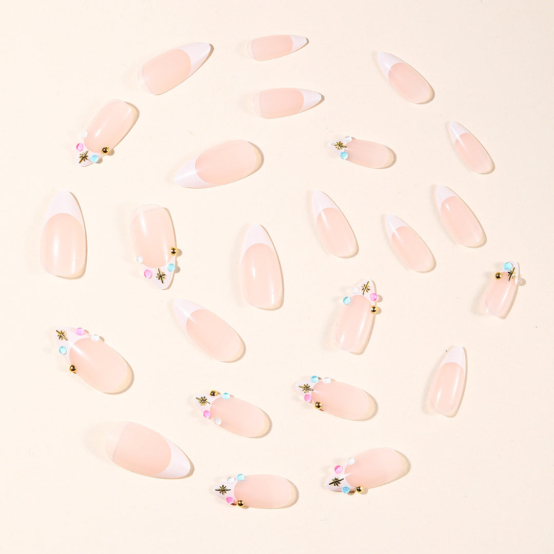 Decorative 3D Gel Nail Art Extensions Bowlift