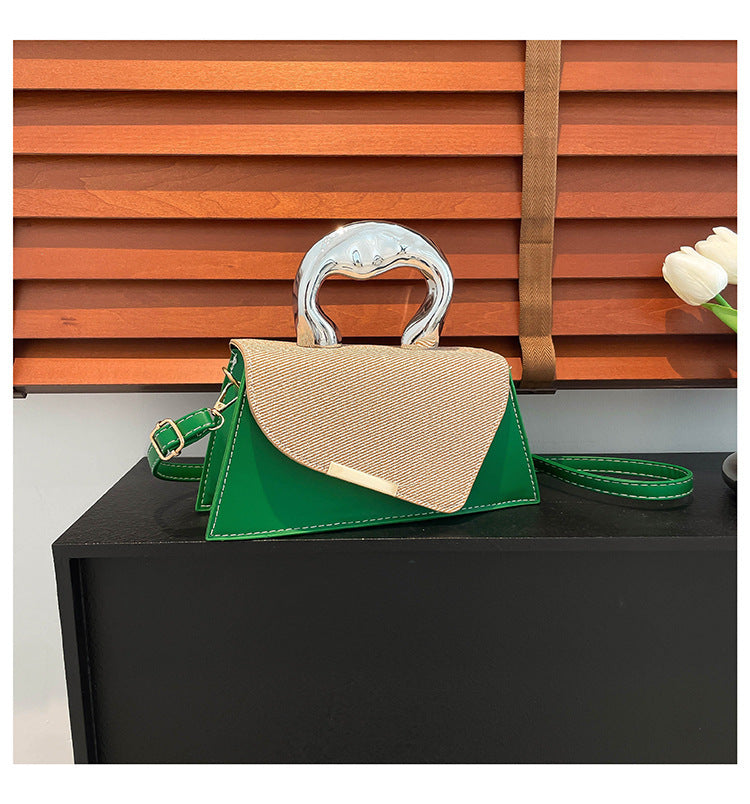 Stylish Geometric Structured Handbag Bowlift