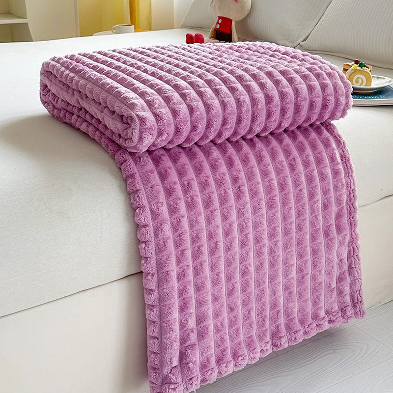 Ridge Textured Throw Blanket Bowlift