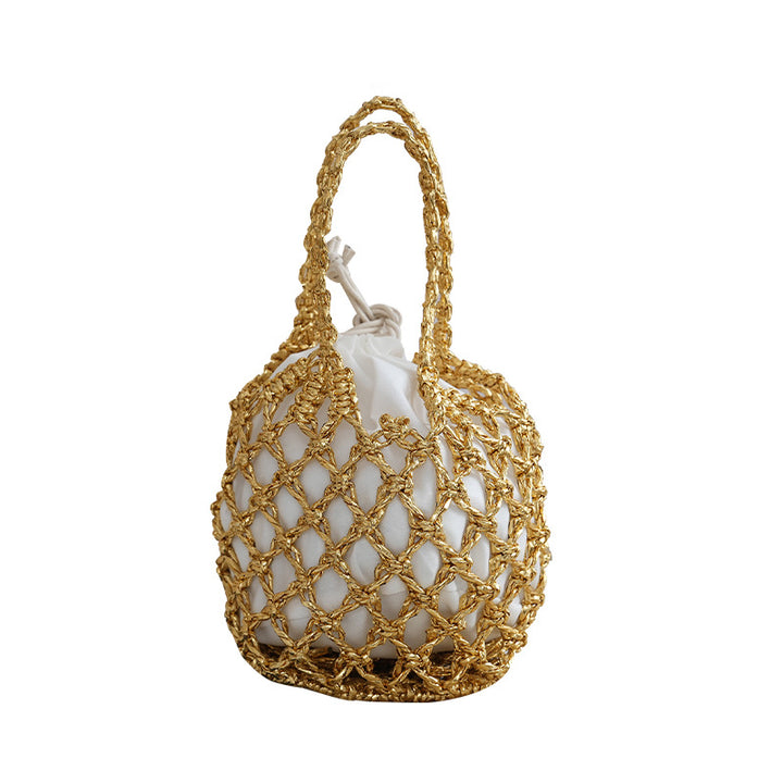 Net shopping bag with braided design Bowlift
