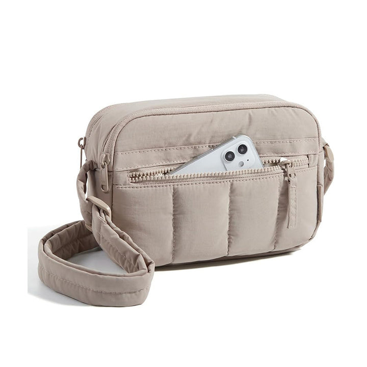 Fashionable shoulder bag with practical compartment division Bowlift