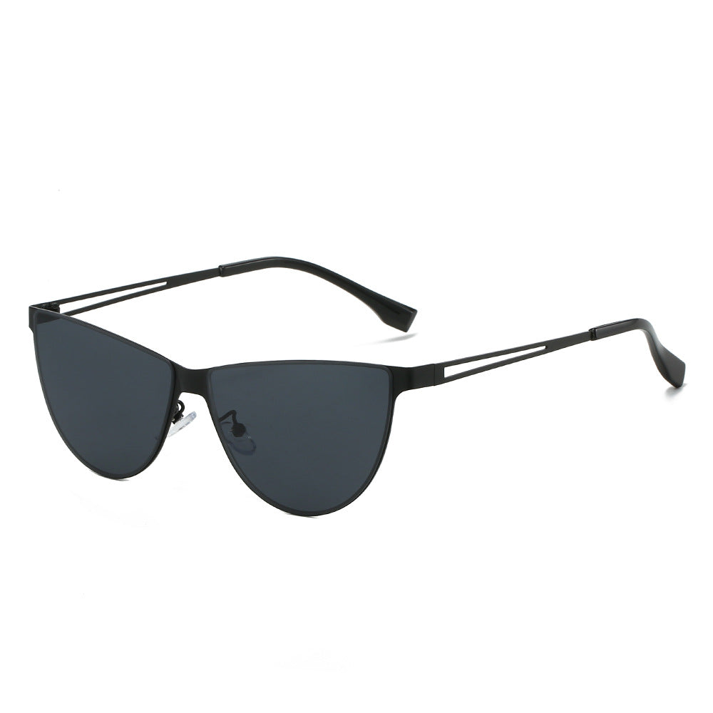 Women’s Fashion Cat-Eye Sunglasses with Elegant Metal Frame Bowlift