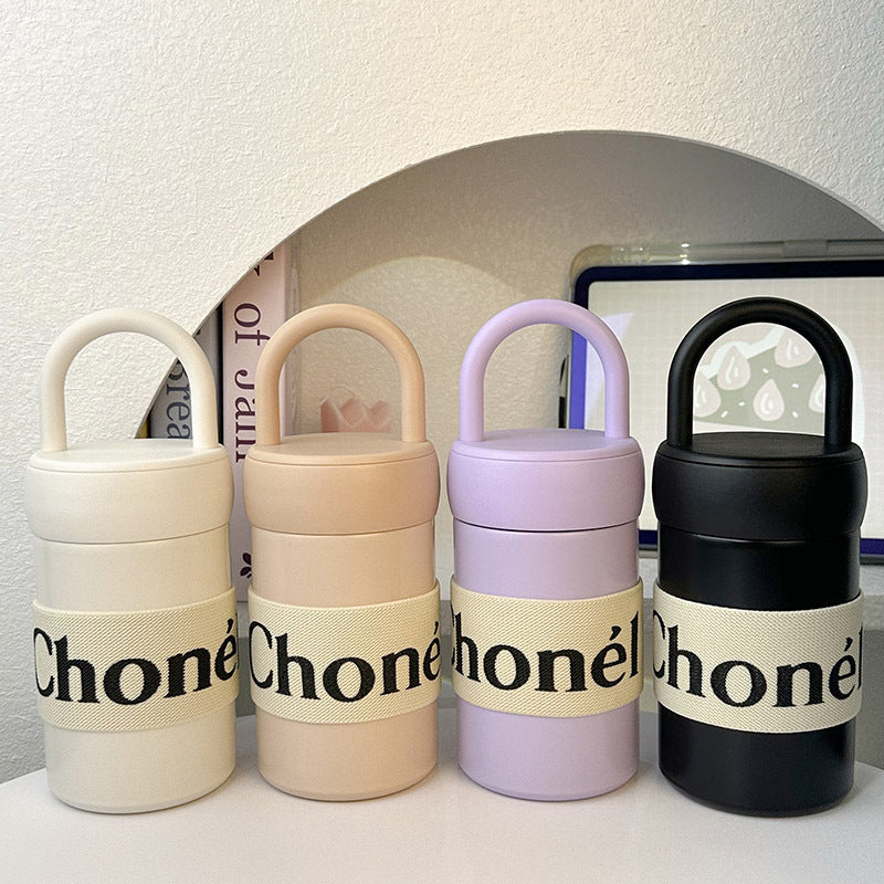 Ladies Insulated Water Bottle with Ergonomic Carrying Handle Bowlift