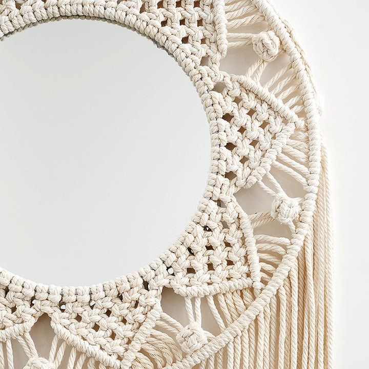 Bohemian Macramé Hanging Mirror Bowlift
