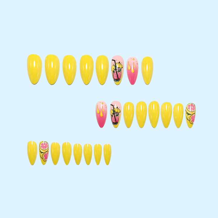 Creative nail art design with fruit motifs Bowlift