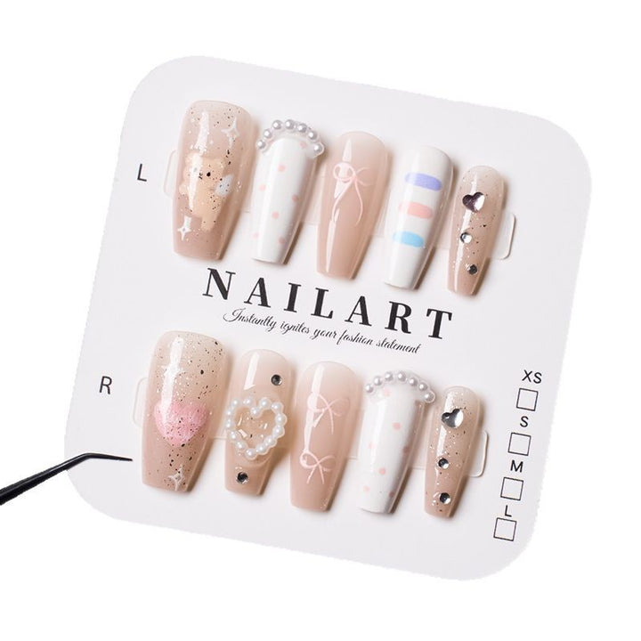 Creative Nail Art Set with Elegant Applications Bowlift